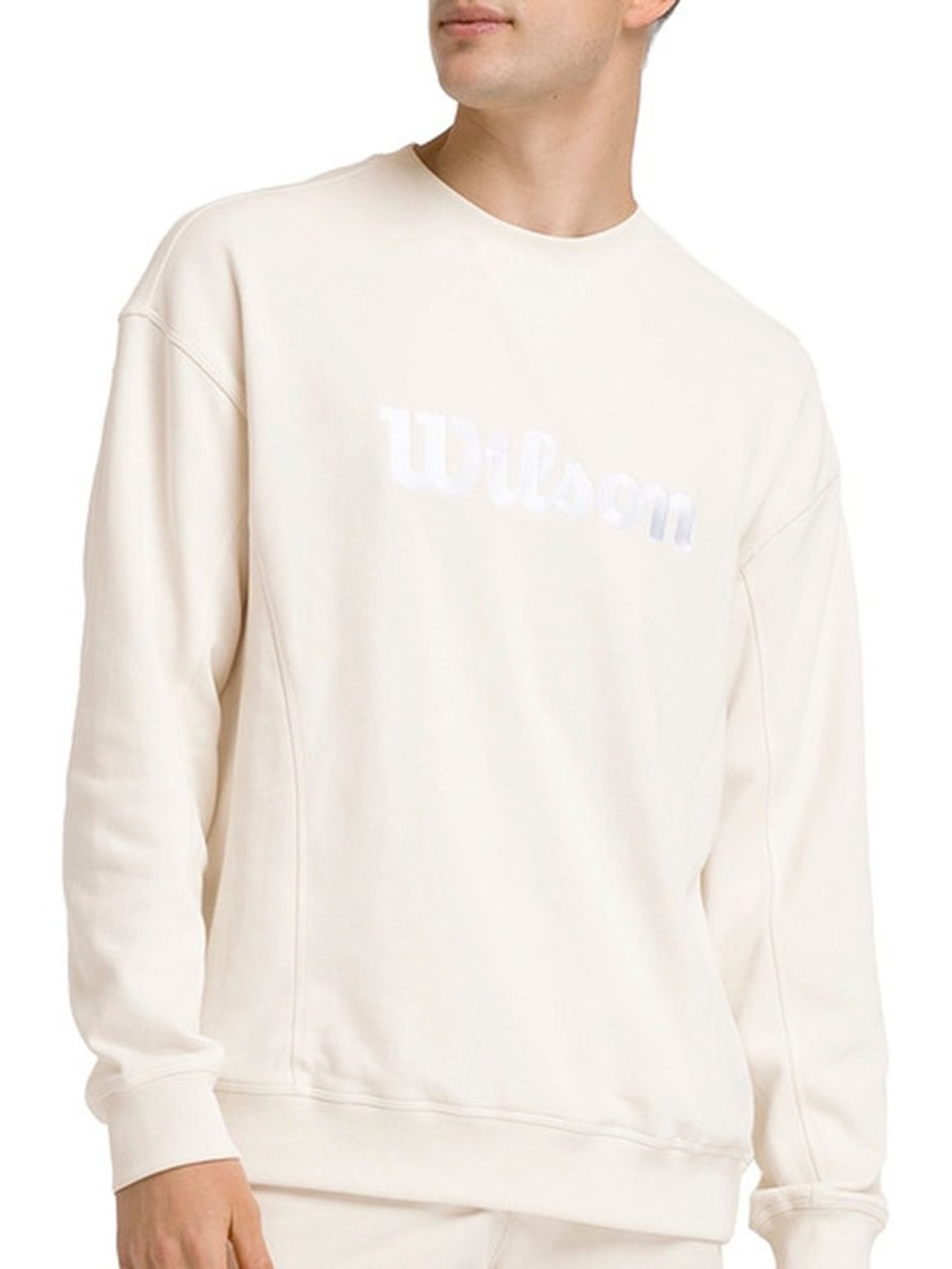 Wilson Men's Parkside Crewneck Sweatshirt - Sandrift Size M